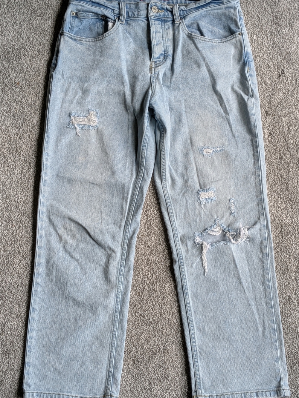 UNIONBAY Women’s Light Blue Boyfriend Jeans - Distressed